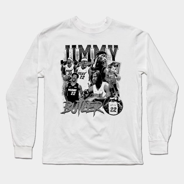 Jimmy Butler(Basketball Player) Long Sleeve T-Shirt by alesyacaitlin